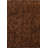 Abstract Hand-Knotted Rectangle 4'6" x 5'11" Wool Area Rug in Walnut/Black
