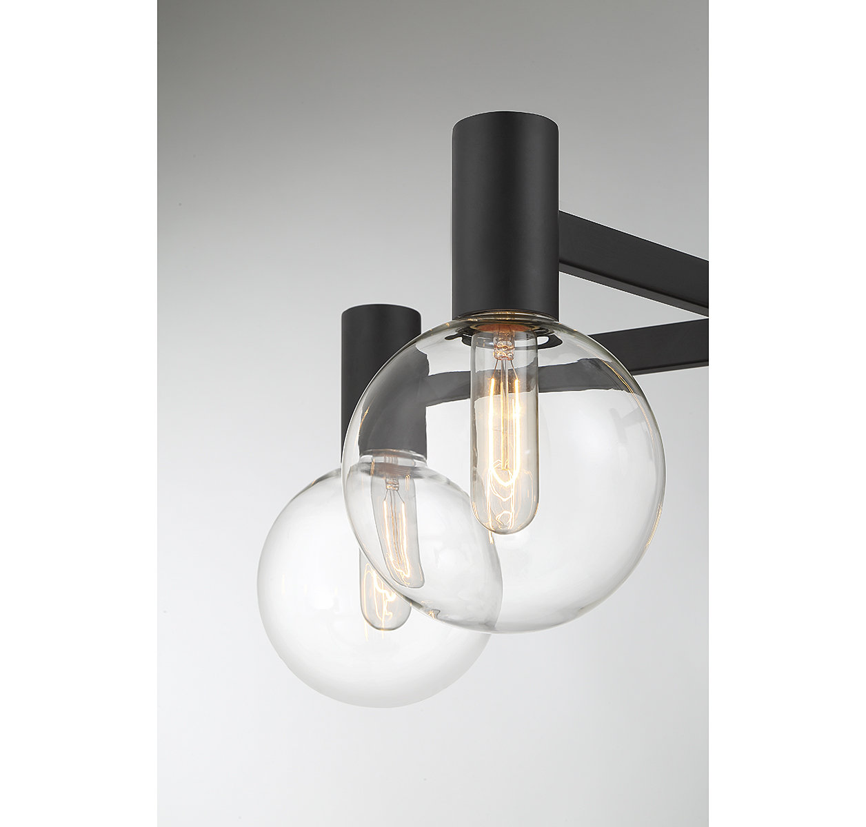 Rorem Chandelier, Matte Black, 8 Lights