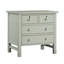 Table de chevet à 4 tiroirs - Table de chevet en bois avec tiroirs coulissants, rangement compact pour chambre à coucher / salon