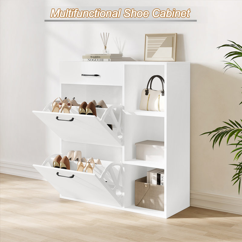 12 Pair Shoe Storage Cabinet