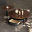 Table basse en bois de style français