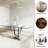 Tempered Glass Top  Dining Table-1676177233