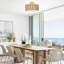 Plafonnier semi-encastré 3 lumières 12,6 po Boho Rattan-369028695-369028688