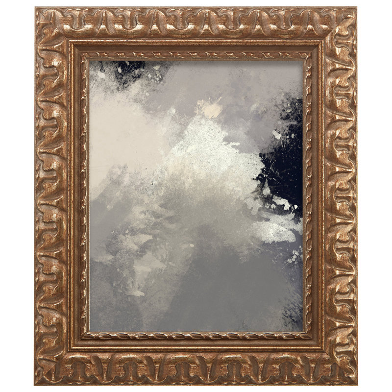 Greyson Scratched Bronze Wood Embossed Picture Frame, 24" W x 32" H