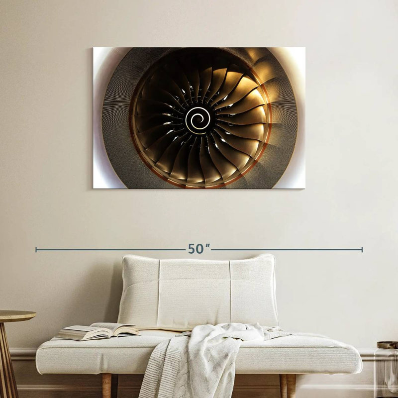 Mehar Sunlit Turbine Aircraft, 26" H x 39" W