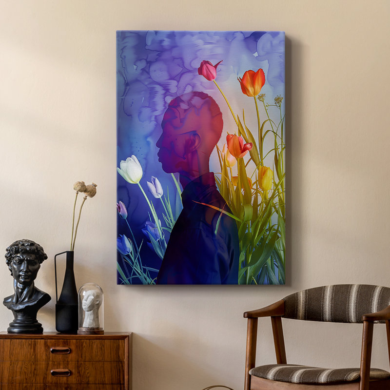FLORAL Series DCC-XXX-Gallery Cavas sur mesure, H 27 po x l 18 po