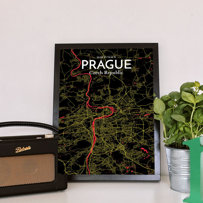 Prague - No Frame Print, 43.2cm H x 27.9cm W x 0.1cm D