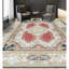 Hand-Knotted High-Quality Navy and Red Area Rug