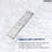 12" x 2.76" Linear Grid Shower Drain Trim-130093107