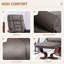 Fauteuil inclinable avec repose-pieds HOMcom-1880481641
