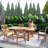 Cotesfield 6-Person Teak Outdoor Dining Set With Cushions