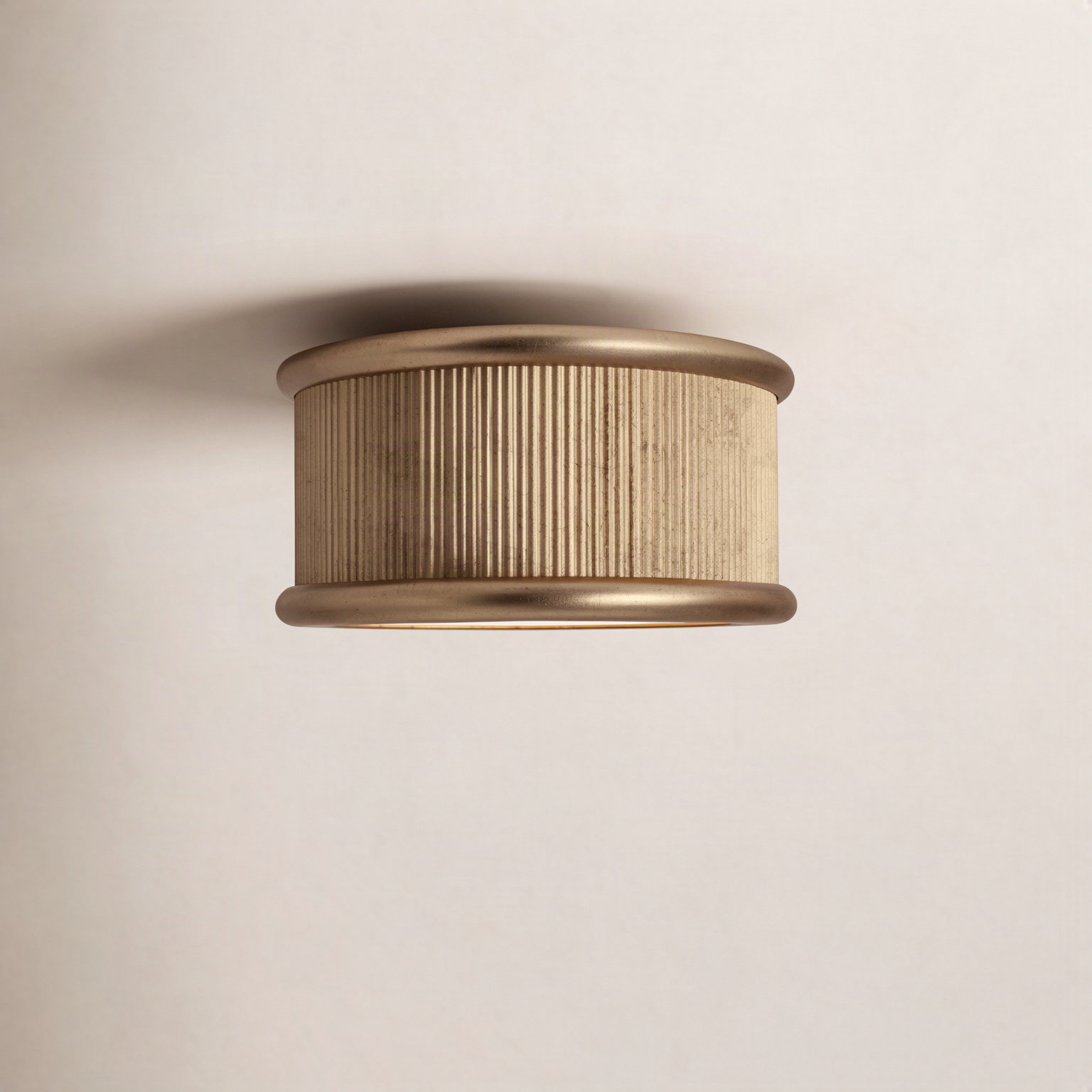 Rigsby 5-Light Flush Mount, Gild, 6" H x 14" W x 14" D