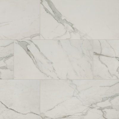 Palazza 24 in. x 48 in. Matte Porcelain Marble Look Floor and Wall Tile