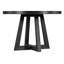 Chapman Shou Sugi Ban Petite Round Dining Table