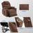 Emalina 23" Power Standard Recliner with Massage and Heated,Position Lock-93803913