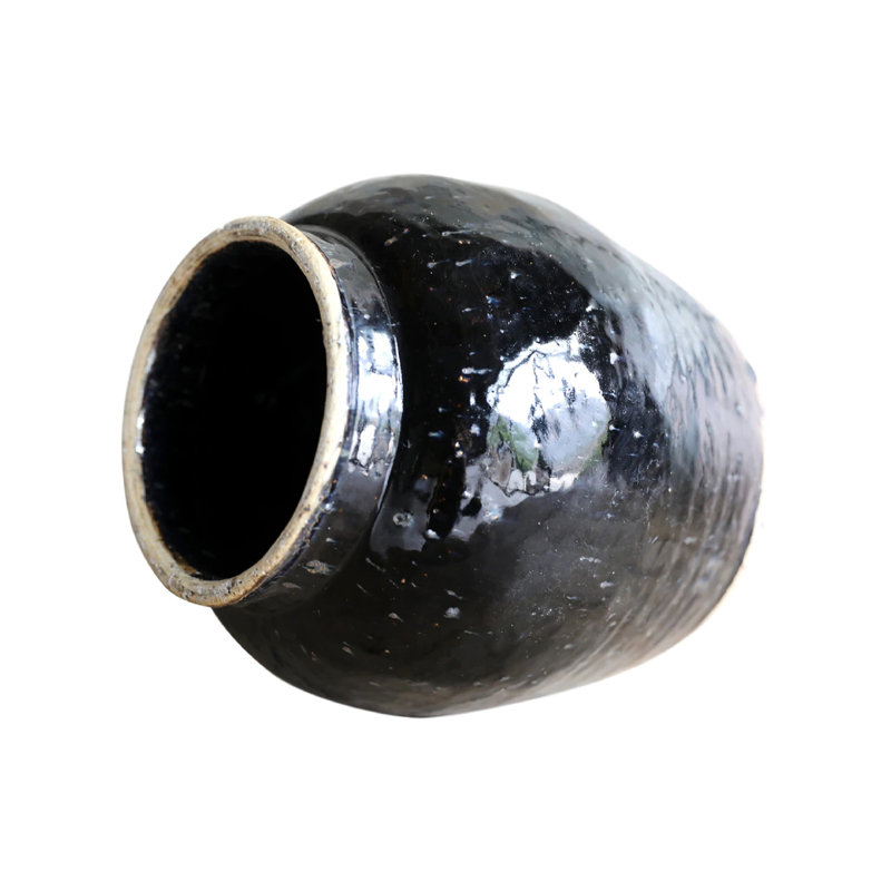 Kempinski Ceramic Planter, 11" H x 9" W x 9" D