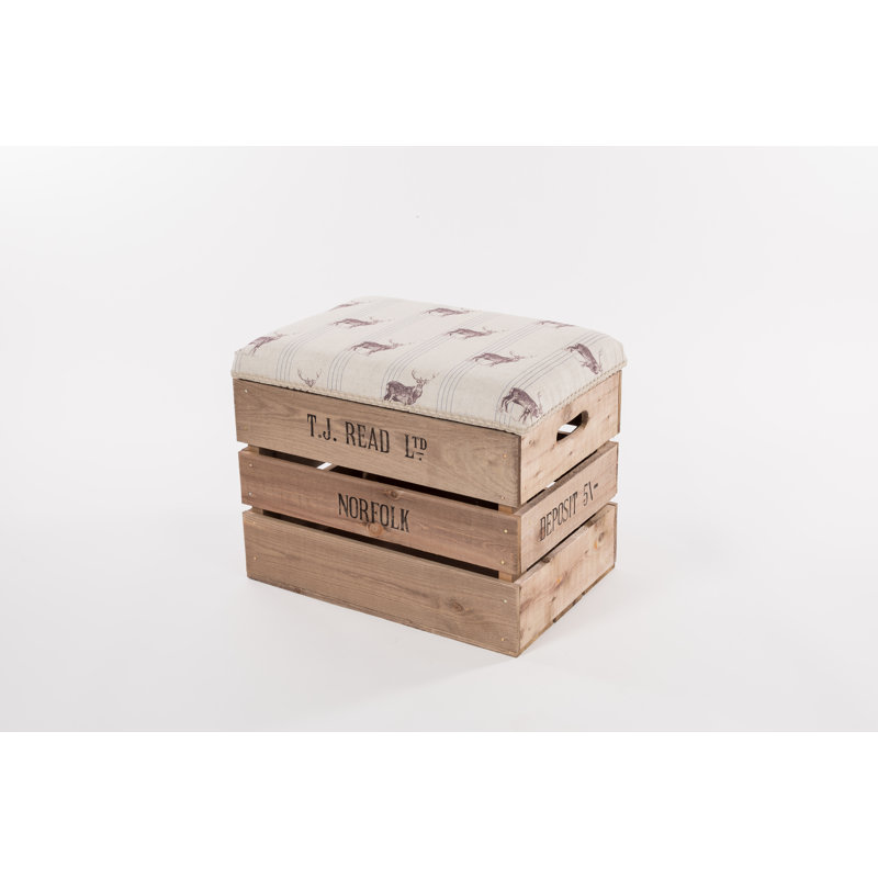 Cozad Solid Wood Accent Stool