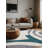 Machine Washable Gray Area Rug-1299298411