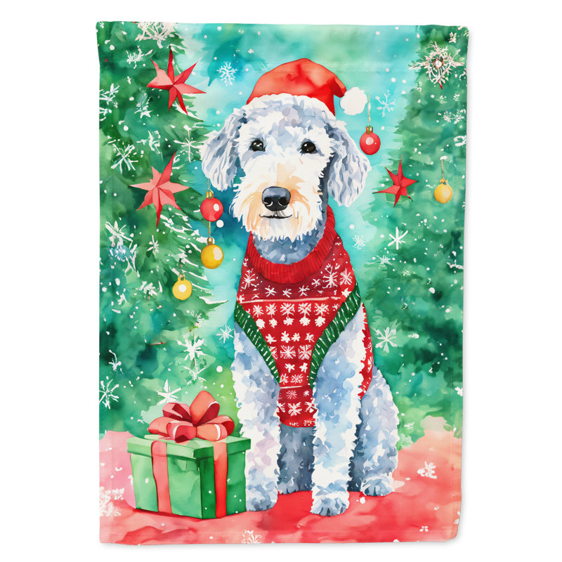 Double Sided Polyester Christmas, 40'' H x 28'' W