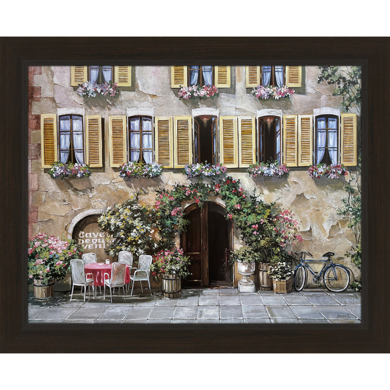 "Sorrento Hotel" par Roger Duvall, reproduction encadrée sous acrylique