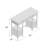 Icilia Iron Writing Desk
