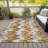 Mahaney Washable Abstract Indoor / Outdoor Rug-1556761029