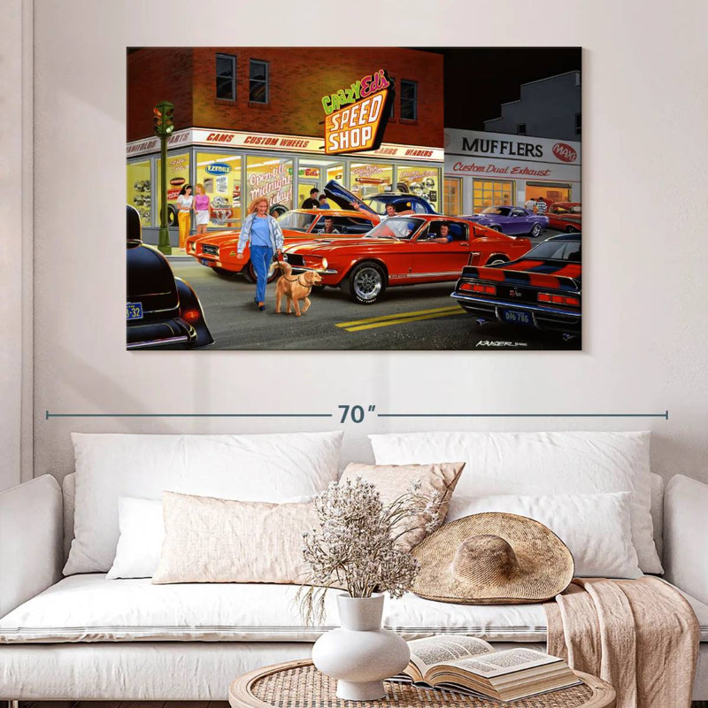 Mehar Crazy Ed's, 34" H x 51" W