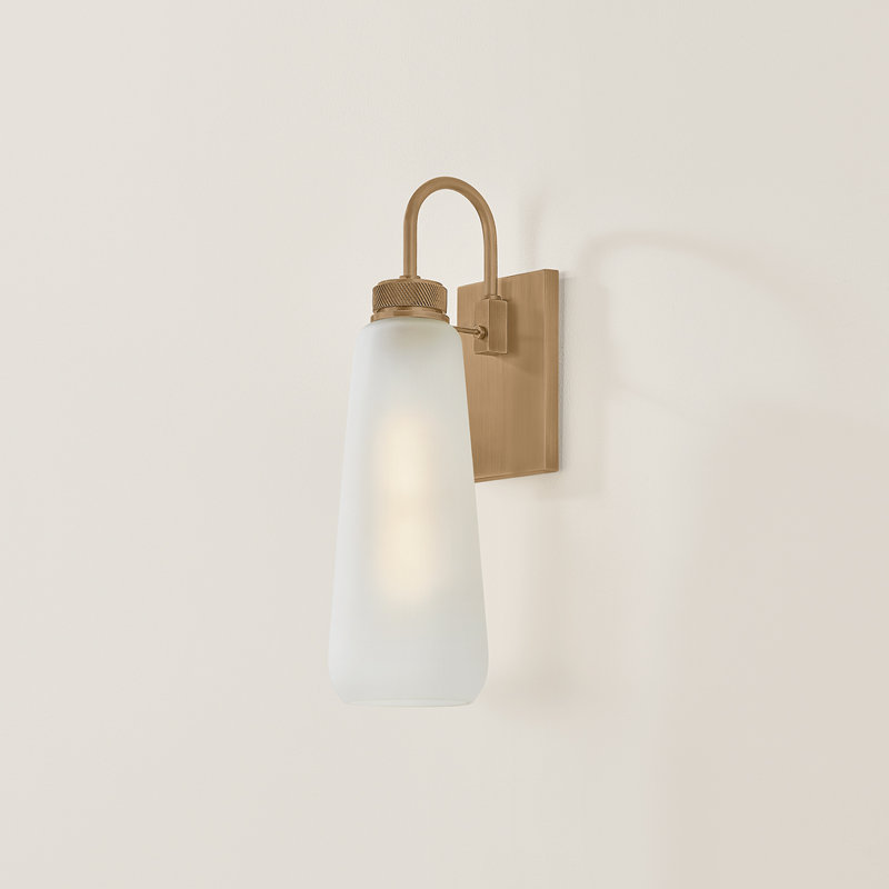 Troy Lighting Gulliver 4.75 inch wide 1 Light Wall Sconce in Patina Brass