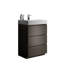 Meuble-lavabo de salle de bain gris, ergonomique, tiroir de meuble-lavabo silencieux, grande capacité-633732131-633732143-633732130