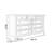 White Solid Wood Accent Cabinet-444202547