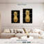 Yarlin - Ananas doré sur fond noir II-108640124