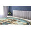Drap-housse nautique Ambesonne_ Ancre maritime rétro_ Brun pâle et bleu doux-95977828