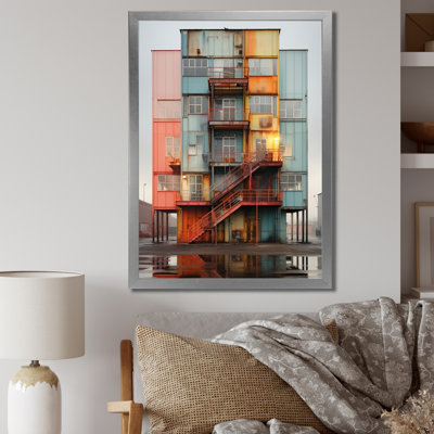 «Warehouse Industrial Cubic Palette IV», reproduction sur toile