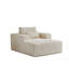 Canapé-lit confortable en velours côtelé, sans assemblage, et confortable, pour le salon de la chambre à coucher, beige moelleux requis, détente confortable,