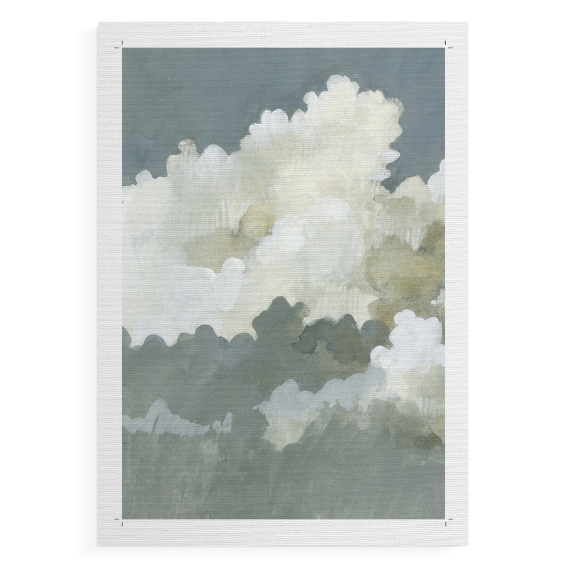 Big Clouds I - Impression sur toile seulement - NON-CADRE, H 18 po x l 12 po