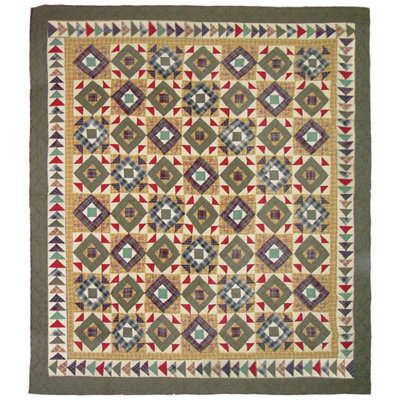 Adriondack Star Cotton Percale Starburst Quilt
