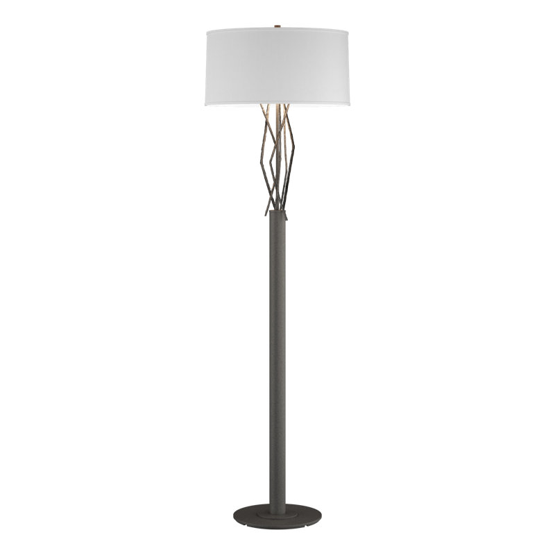Lampe sur pied 61 po Brindille, Anna ton naturel, Fer naturel