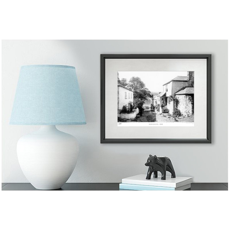 Bodinnick, 1888 - Single Picture Frame Print, 45cm H x 60cm W x 2.3cm D