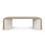 Movement Solid Wood Sled Cocktail Table