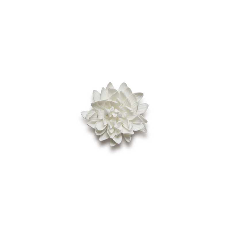 Sculpture fleur en porcelaine Dahlia