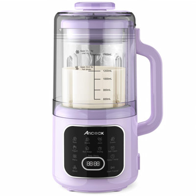 Machine à lait 11-en-1, machine à lait de soja 50 oz avec auto-nettoyage