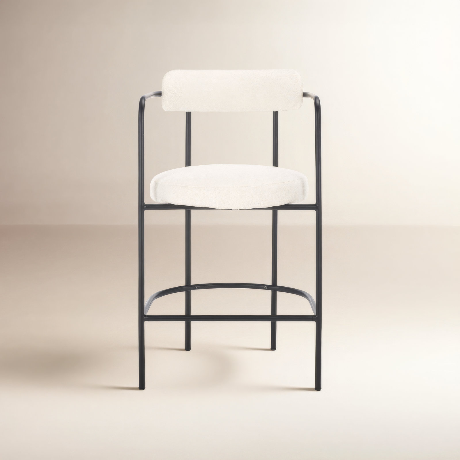 Liana 27" Bar Stool, White