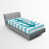 Turquoise / blanc / rayures bleu sarcelle est en rupture de stock sélectionné