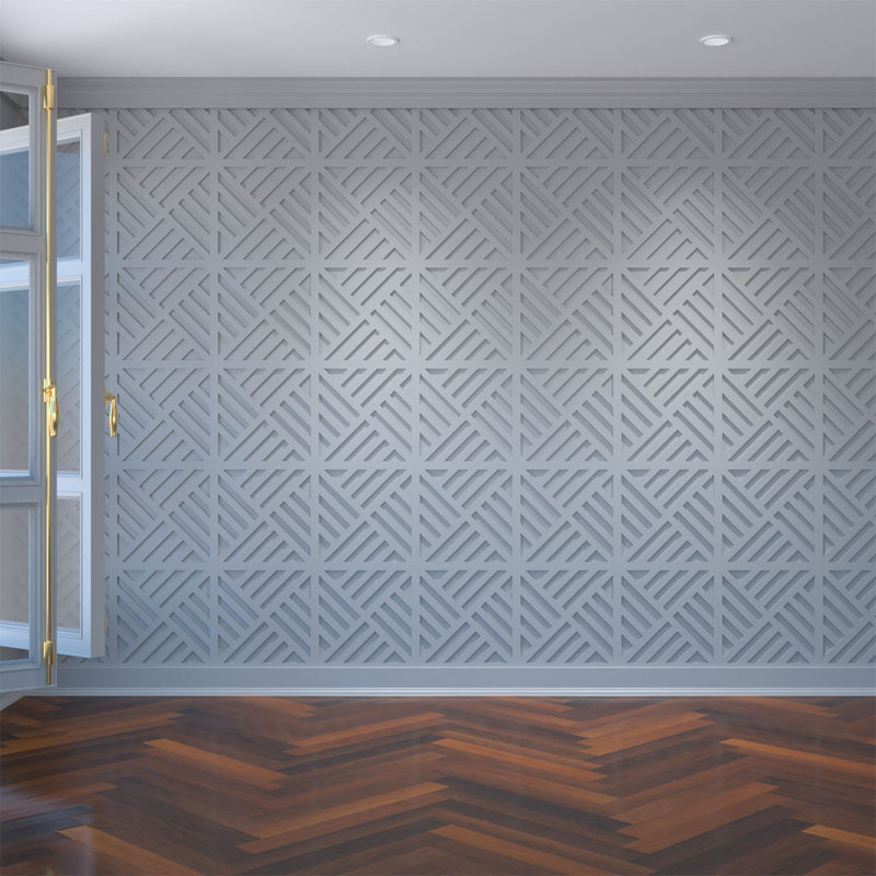 Panneaux muraux décoratifs Allen, H 15,375 po x l 15,375 o x P 0,375 po