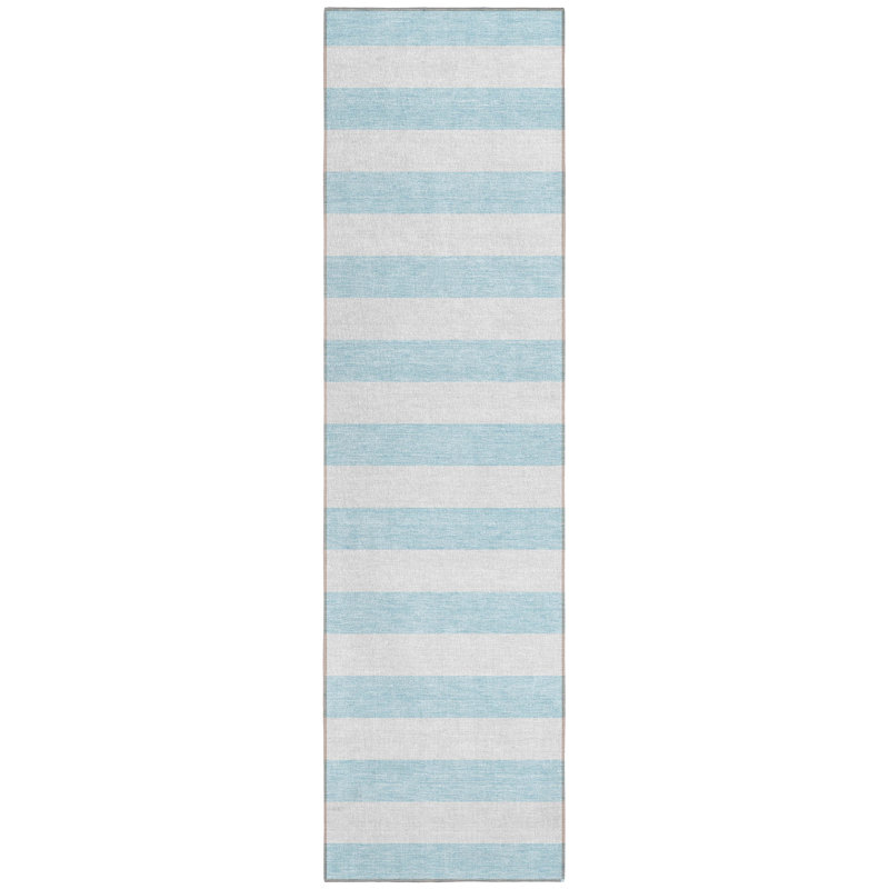 Tapis intérieur / extérieur Kinslee, Tapis de couloir 2 pi 3 po x 7 pi 6 po