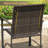 10-Piece Outdoor Dining Set with 63“ Round Dining Table and Stackable Rattan Armrest Chairs-112437913