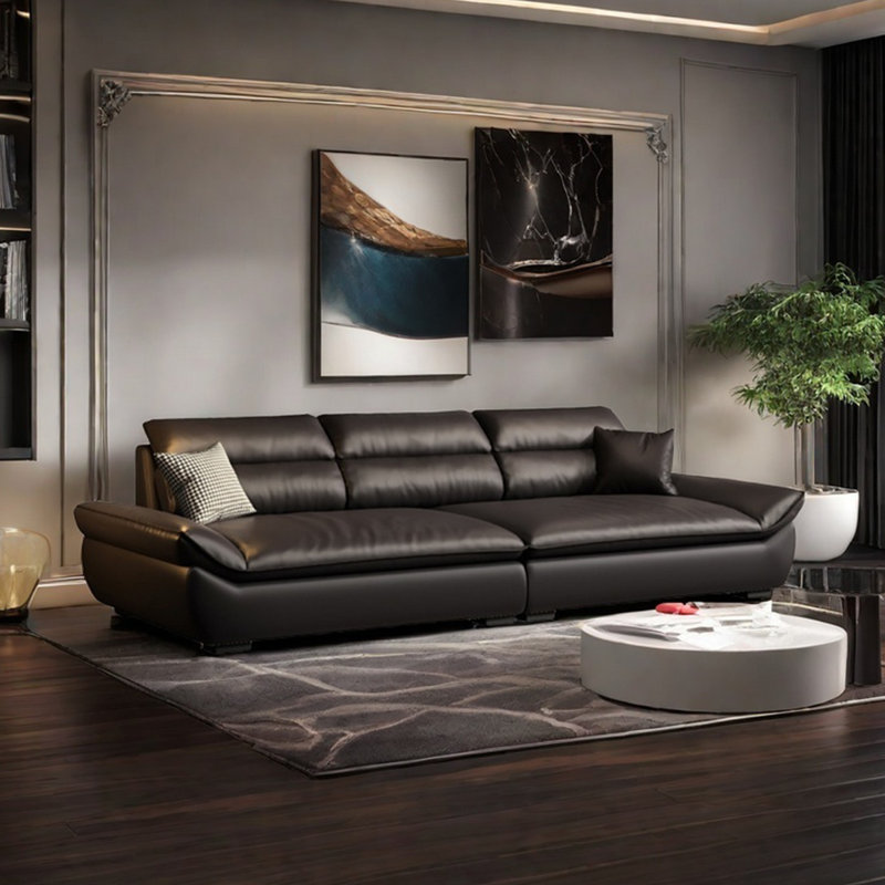 Canapé de loisir moderne et discret, H 33,46 po x l 133,85 po x P 40,15 po, 5