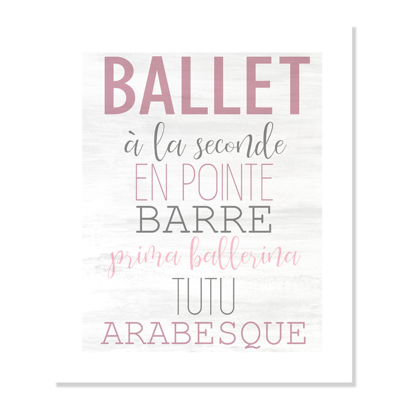 Ballet toute la journée 2, H 16 po x l 12 po x P 1 po, Papier