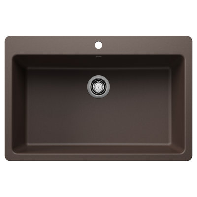 Liven SILGRANIT 33" L x 22" W Drop-In/Undermount Kitchen Sink