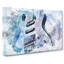 Electric Guitar in Abstract - Wrapped Canvas-55312589